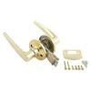 AP Products® 013-230 - Polished Brass Standard Key Lever Handle Lock
