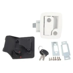 AP Products® 013-534 - Bauer Zinc Die Cast White Standard Key Entry Door Lock