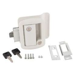AP Products® 013-571 - Global White Standard Key Entry Door Lock