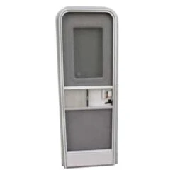 AP Products® - 24"W Polar White Oblong Entry Door -Summit Trails 015 206319 2