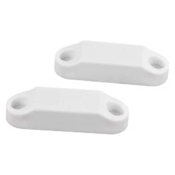JR Products® 0630095 - White Plastic Magnetic Access Door Latches