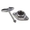 JR Products® - Straight Plunger Silver Steel Door Holder 2 JR Products® - Straight Plunger Silver Steel Door Holder -Summit Trails 10284