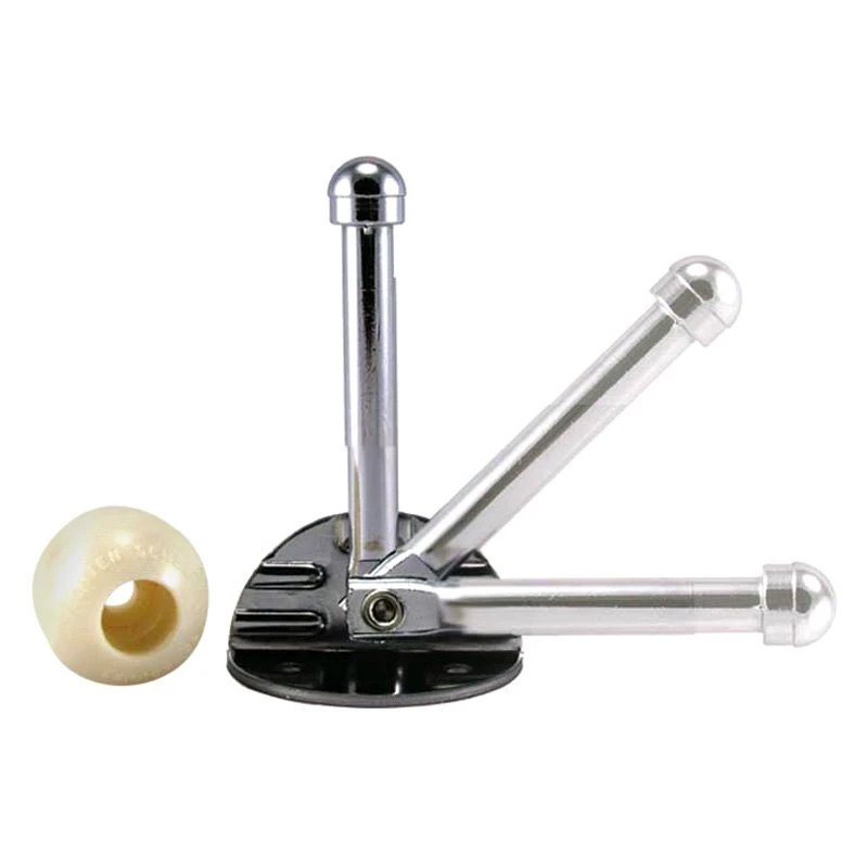 JR Products® - 3.5"L 180° Pivoting Silver Steel Door Holder 3 JR Products® - 3.5"L 180° Pivoting Silver Steel Door Holder