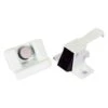 JR Products® 10795 - White Coleman Style Latch For Screen Doors