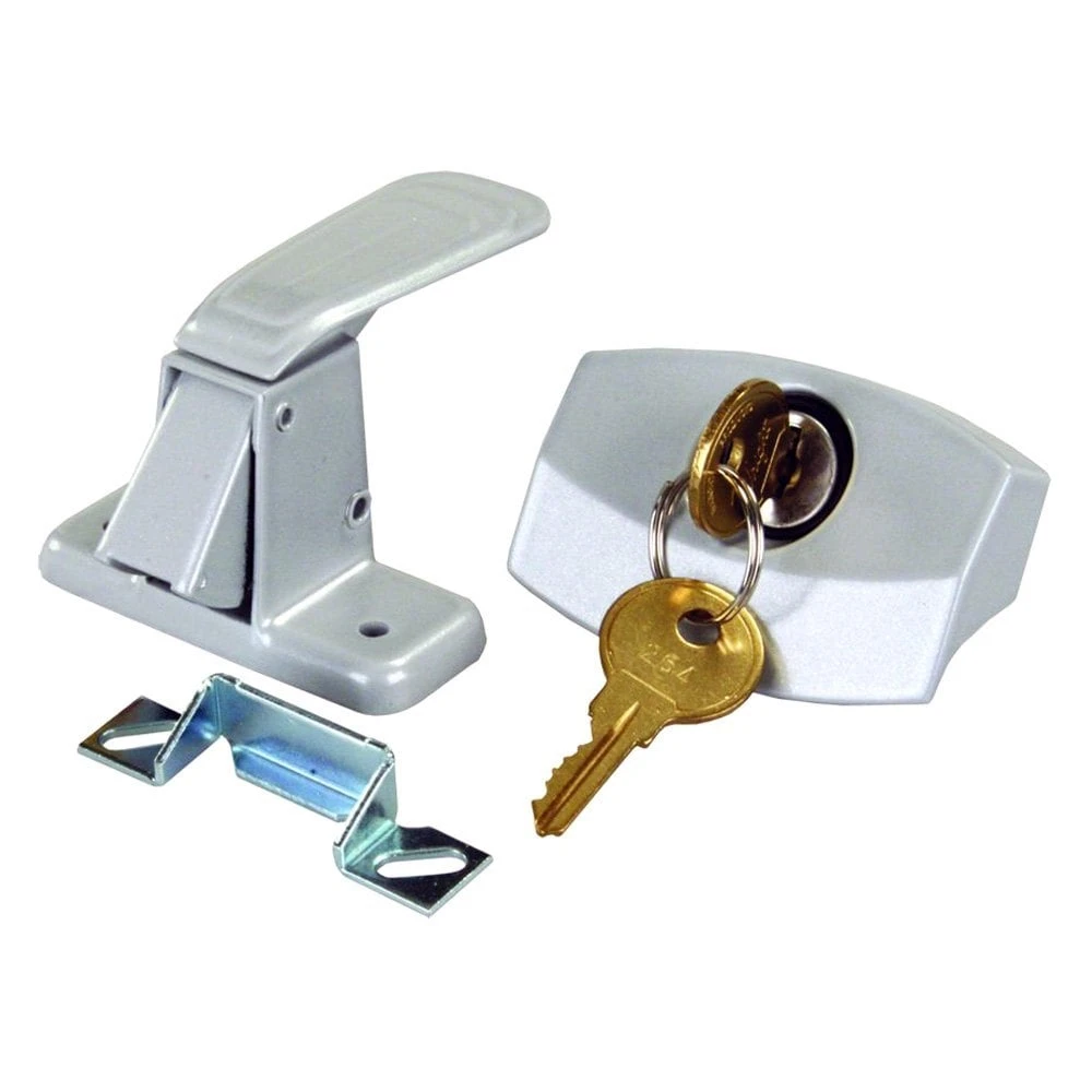 JR Products® - Die Cast Steel Locking Door Latch 5 JR Products® - Die Cast Steel Locking Door Latch - Image 3