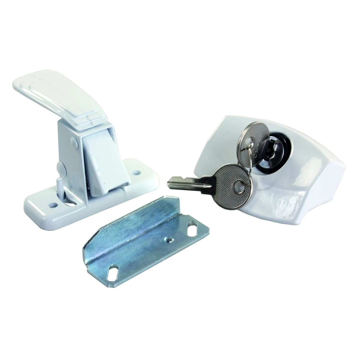 JR Products® - Die Cast Steel Locking Door Latch 4 JR Products® - Die Cast Steel Locking Door Latch - Image 2