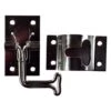 JR Products® 11785 - 4"L 90° T-Style Silver Stainless Steel Door Holder