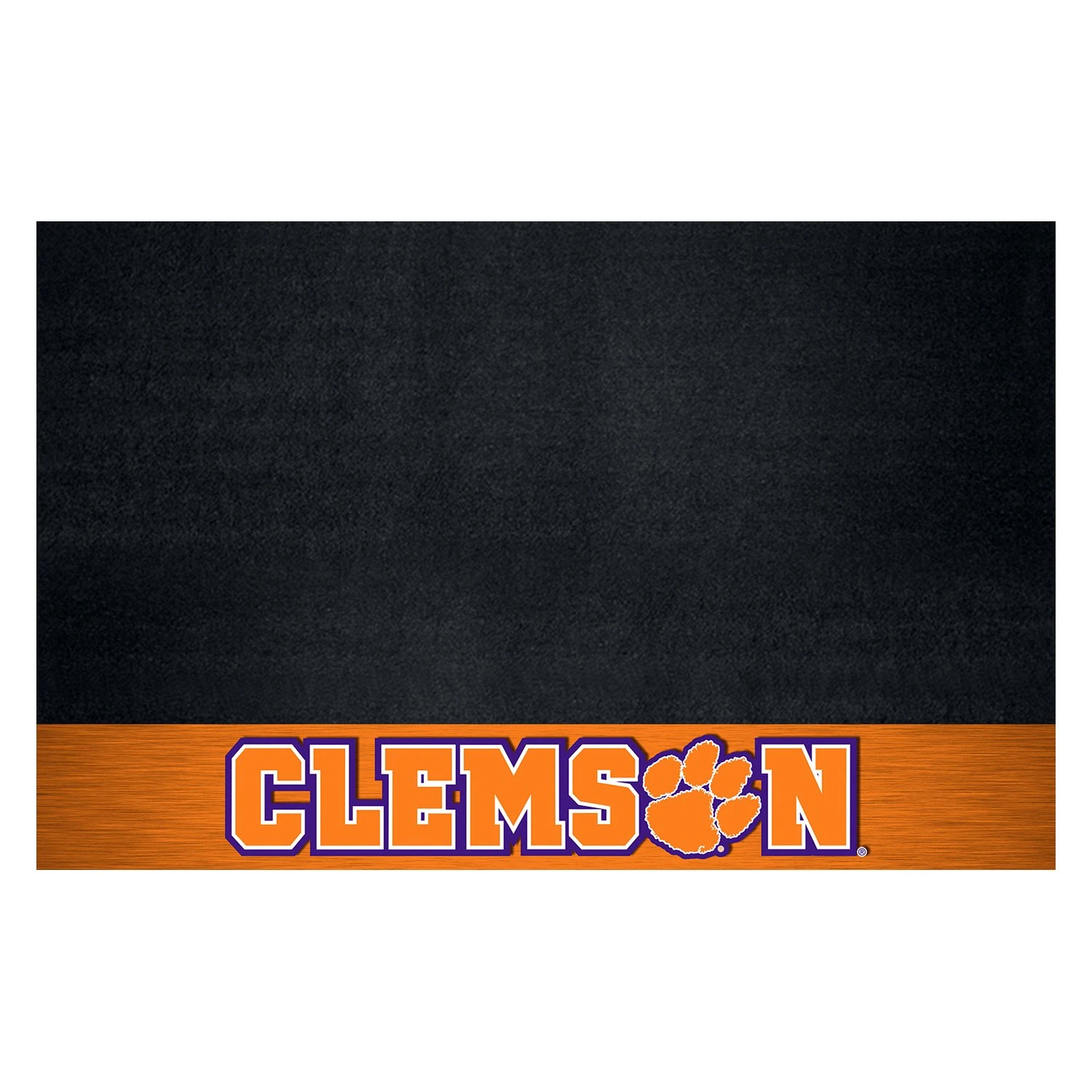 FanMats® 12104 - NCAA Clemson University 26" X 42" Grill Mat With "Clemson" Wordmark 3 FanMats® 12104 - NCAA Clemson University 26" X 42" Grill Mat With "Clemson" Wordmark