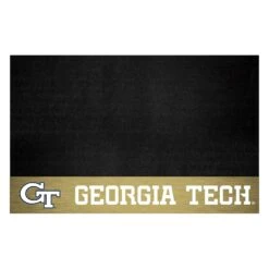 FanMats® 12106 - NCAA Georgia Tech 26" X 42" Grill Mat With "GT" Logo & "Georgia Tech" Wordmark