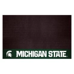 FanMats® 12108 - NCAA Michigan State University 26" X 42" Grill Mat With "Spartan Helmet" Logo & "Michigan State" Wordmark