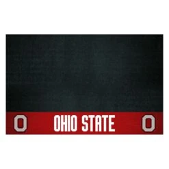 FanMats® 12109 - NCAA Ohio State University 26" X 42" Grill Mat With "O" Logo & "Ohio State" Wordmark