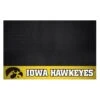 FanMats® 12120 - NCAA University Of Iowa 26" X 42" Grill Mat With "Hawkeye" Logo & "Iowa Hawkeyes" Wordmark