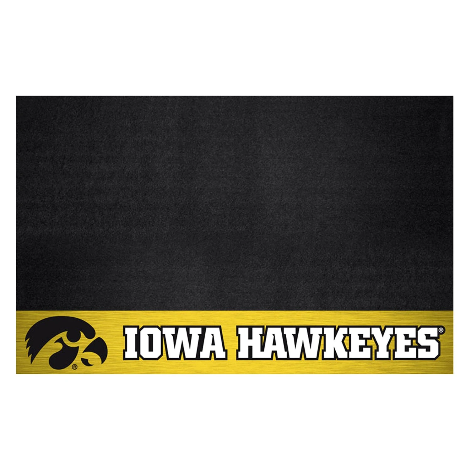 FanMats® 12120 - NCAA University Of Iowa 26" X 42" Grill Mat With "Hawkeye" Logo & "Iowa Hawkeyes" Wordmark 3 FanMats® 12120 - NCAA University Of Iowa 26" X 42" Grill Mat With "Hawkeye" Logo & "Iowa Hawkeyes" Wordmark