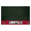 FanMats® 12123 - NCAA University Of Louisville 26" X 42" Grill Mat With "Cardinal" Logo & "Louisville" Wordmark