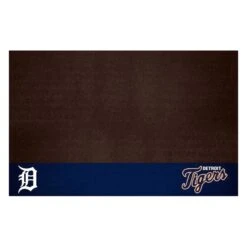 FanMats® 12153 - MLB "Detroit Tigers" 26" X 42" Grill Mat With "D" Logo & "Detroit Tigers" Wordmark
