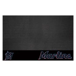 FanMats® 12154 - MLB "Miami Marlins" 26" X 42" Grill Mat With "M" Logo & "Marlins" Wordmark