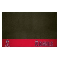 FanMats® 12157 - MLB "Los Angeles Angels" 26" X 42" Grill Mat With "Halo A" Logo & "Angels" Wordmark