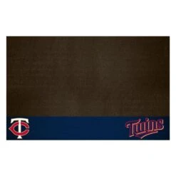 FanMats® 12160 - MLB "Minnesota Twins" 26" X 42" Grill Mat With "TC" Logo & "Twins" Wordmark