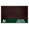 FanMats® 12163 - MLB "Oakland Athletics" 26" X 42" Grill Mat With "Circular Oakl& Athletics With A" Logo & Wordmark -Summit Trails 12163