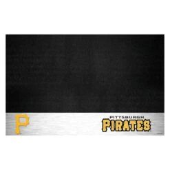 FanMats® 12165 - MLB "Pittsburgh Pirates" 26" X 42" Grill Mat With "P" Logo & "Pittsburgh Pirates" Wordmark