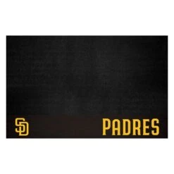 FanMats® 12166 - MLB "San Diego Padres" 26" X 42" Grill Mat With "SD" Logo & "Padres" Wordmark