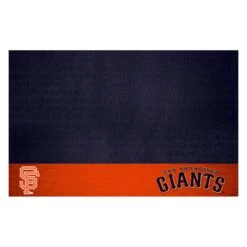 FanMats® 12167 - MLB "San Francisco Giants" 26" X 42" Grill Mat With "SF" Logo & "San Francisco Giants" Wordmark