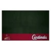 FanMats® 12169 - MLB "St. Louis Cardinals" 26" X 42" Grill Mat With "Cardinal With Bat" Logo & "Cardinals" Wordmark