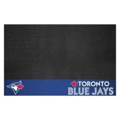 FanMats® 12172 - MLB "Toronto Blue Jays" 26" X 42" Grill Mat With "Blue Jay" Logo & Wordmark