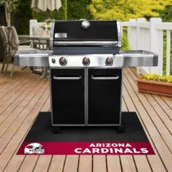 FanMats® 12174 - NFL "Arizona Cardinals" 26" X 42" Grill Mat With "Cardinal" Logo & Wordmark