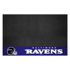 FanMats® 12176 - NFL "Baltimore Ravens" 26" X 42" Grill Mat With "Raven" Logo & "Baltimore Ravens" Wordmark