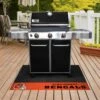 FanMats® 12180 - NFL "Cincinnati Bengals" 26" X 42" Grill Mat With "Striped B" Logo & "Cincinnati Bengals" Wordmark -Summit Trails 12180 2 1