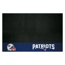 FanMats® 12192 - NFL "New England Patriots" 26" X 42" Grill Mat With "Patriot" Logo & "Patriots" Wordmark