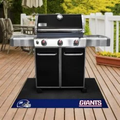 FanMats® 12194 - NFL "New York Giants" 26" X 42" Grill Mat With "NY" Logo & "Giants" Wordmark