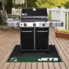 FanMats® 12195 - NFL "New York Jets" 26" X 42" Grill Mat With "Oval NY Jets" Logo & "Jets" Wordmark