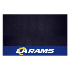 FanMats® 12202 - NFL "Los Angeles Rams" 26" X 42" Grill Mat With "Ram" Logo & "Los Angeles Rams" Wordmark