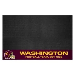 FanMats® 12205 - NFL "Washington Redskins" 26" X 42" Grill Mat With "Native American" Logo & Wordmark