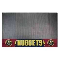 FanMats® 14202 - NBA "Denver Nuggets" 26" X 42" Grill Mat With "Nuggets" Primary Logo & "Denver Nuggets" Wordmark