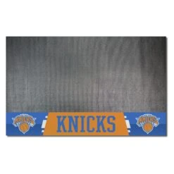 FanMats® 14214 - NBA "New York Knicks" 26" X 42" Grill Mat With "New York Knicks Icon" Logo & "New York" Wordmark