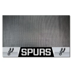 FanMats® 14221 - NBA "San Antonio Spurs" 26" X 42" Grill Mat With "Spurs" Logo & "Spurs" Wordmark