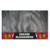 FanMats® 14230 - NHL "Chicago Blackhawks" 26" X 42" Grill Mat With "Native American" Logo & Wordmark