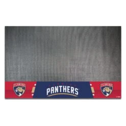 FanMats® 14236 - NHL "Florida Panthers" 26" X 42" Grill Mat With "Shield Panthers" Logo & Wordmark