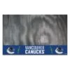FanMats® 14252 - NHL "Vancouver Canucks" 26" X 42" Grill Mat With "Jumping Orca" Logo & Wordmark