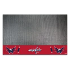 FanMats® 14253 - NHL "Washington Capitals" 26" X 42" Grill Mat With "Eagle" Logo & "Washington Capitals" Logo