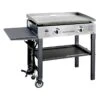 Blackstone® - 2-Burner Griddle Cooking Station With Stainless Steel Front Plate