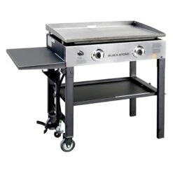 Blackstone® - 2-Burner Griddle Cooking Station With Stainless Steel Front Plate