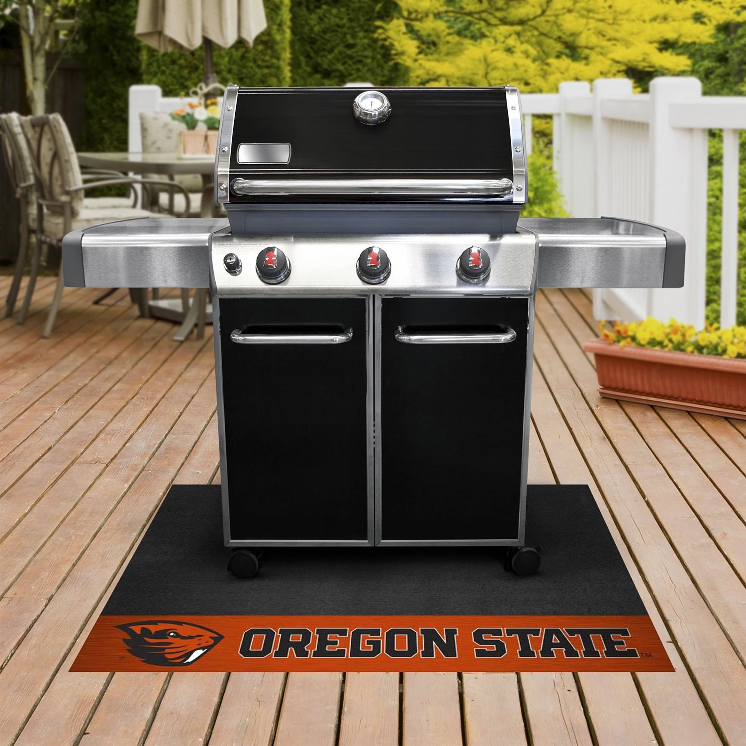FanMats® 16850 - NCAA Oregon State University 26" X 42" Grill Mat With "Beaver" Logo & Wordmark 4 FanMats® 16850 - NCAA Oregon State University 26" X 42" Grill Mat With "Beaver" Logo & Wordmark - Image 2