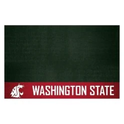 FanMats® 16853 - NCAA Washington State University 26" X 42" Grill Mat With "WSU Cougar" Logo & Wordmark