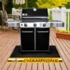FanMats® 18250 - NHL "Pittsburgh Penguins" 26" X 42" Grill Mat With "2017 Stanley Cup Champions" Logo