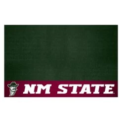 FanMats® 18278 - NCAA New Mexico State University 26" X 42" Grill Mat With "Pistol Pete" Logo & Wordmark