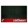 FanMats® 18280 - NCAA University Of Cincinnati 26" X 42" Grill Mat With "C Bear Claw" Logo & Wordmark -Summit Trails 18280